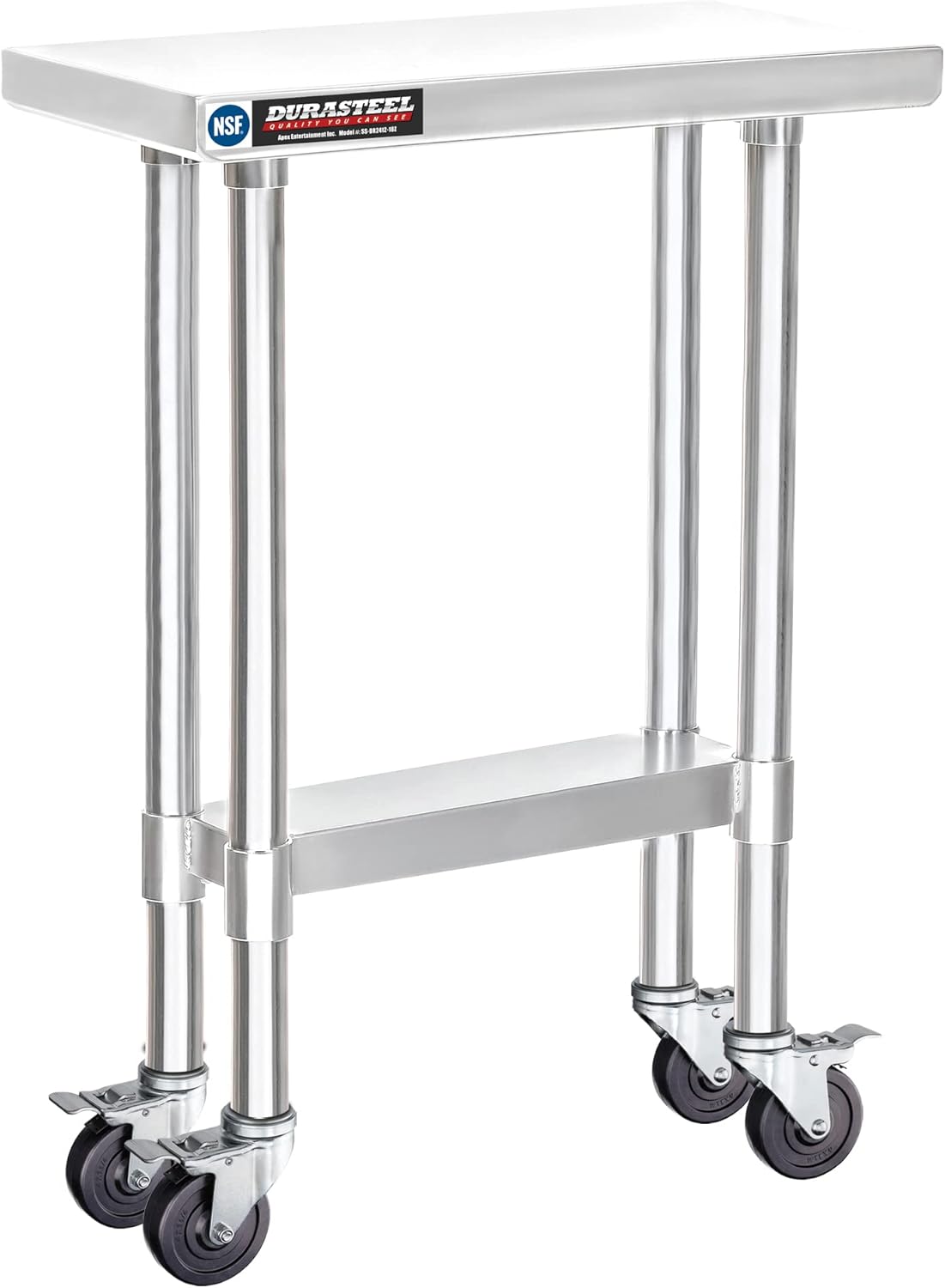 Commercial Kitchen Images - Heavy Duty 24x12 Stainless Steel Rolling