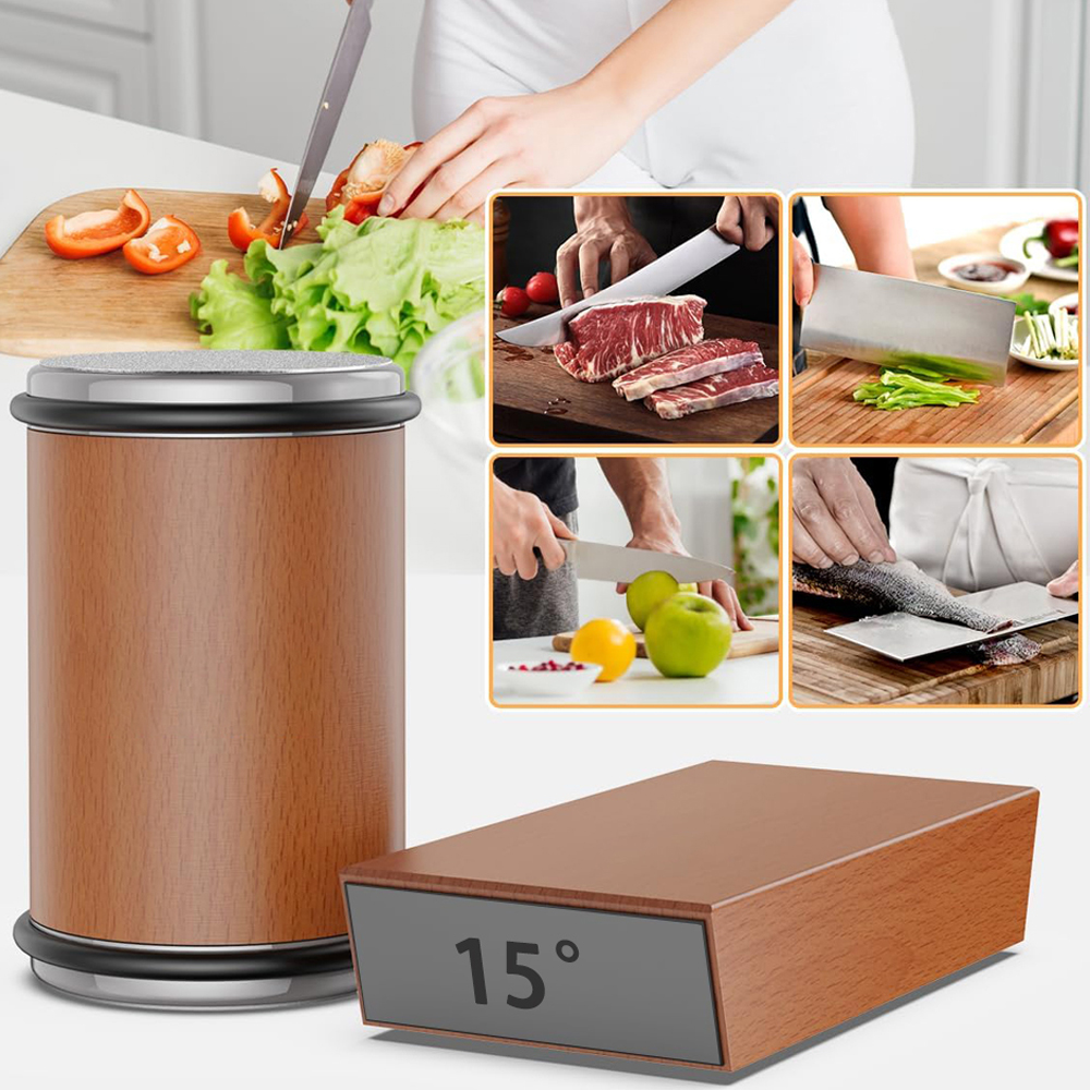 Commercial Kitchen Knife Holder - Rolling Knife Sharpener Magnetic Knife Holder