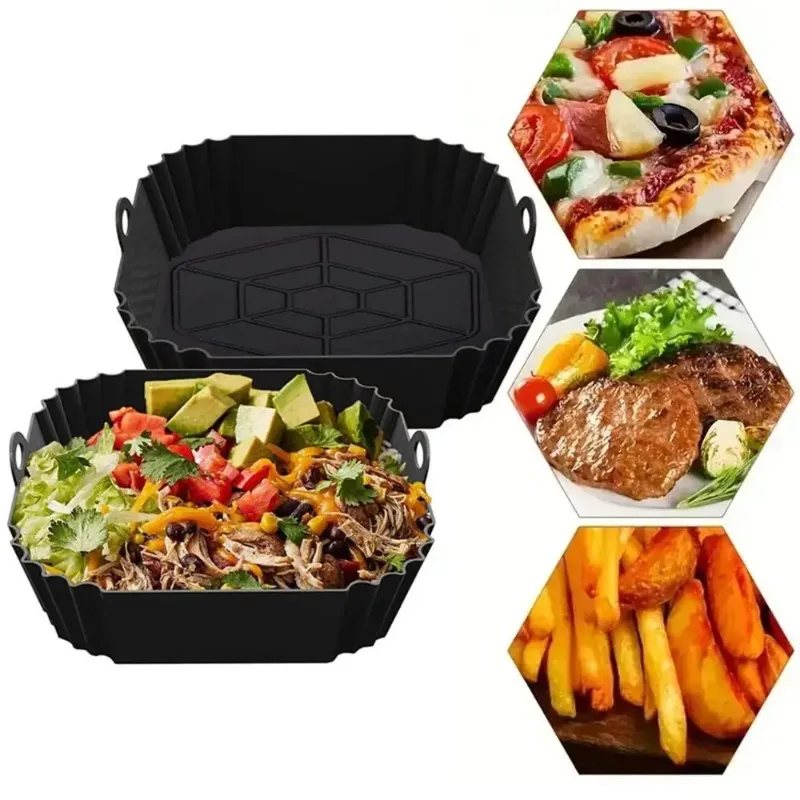 1pc silicone air fryer pot tra - Commercial Kitchen Cooking のレビューと価格
