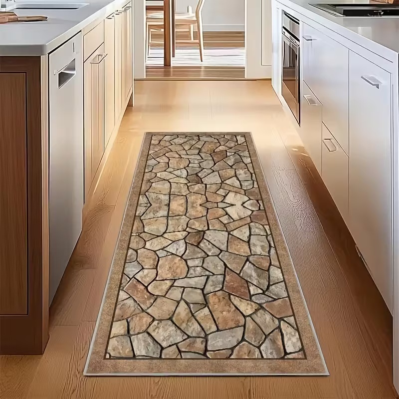 Modern Kitchen Runner Rug Ston - Commercial Kitchen Tile のレビューと価格