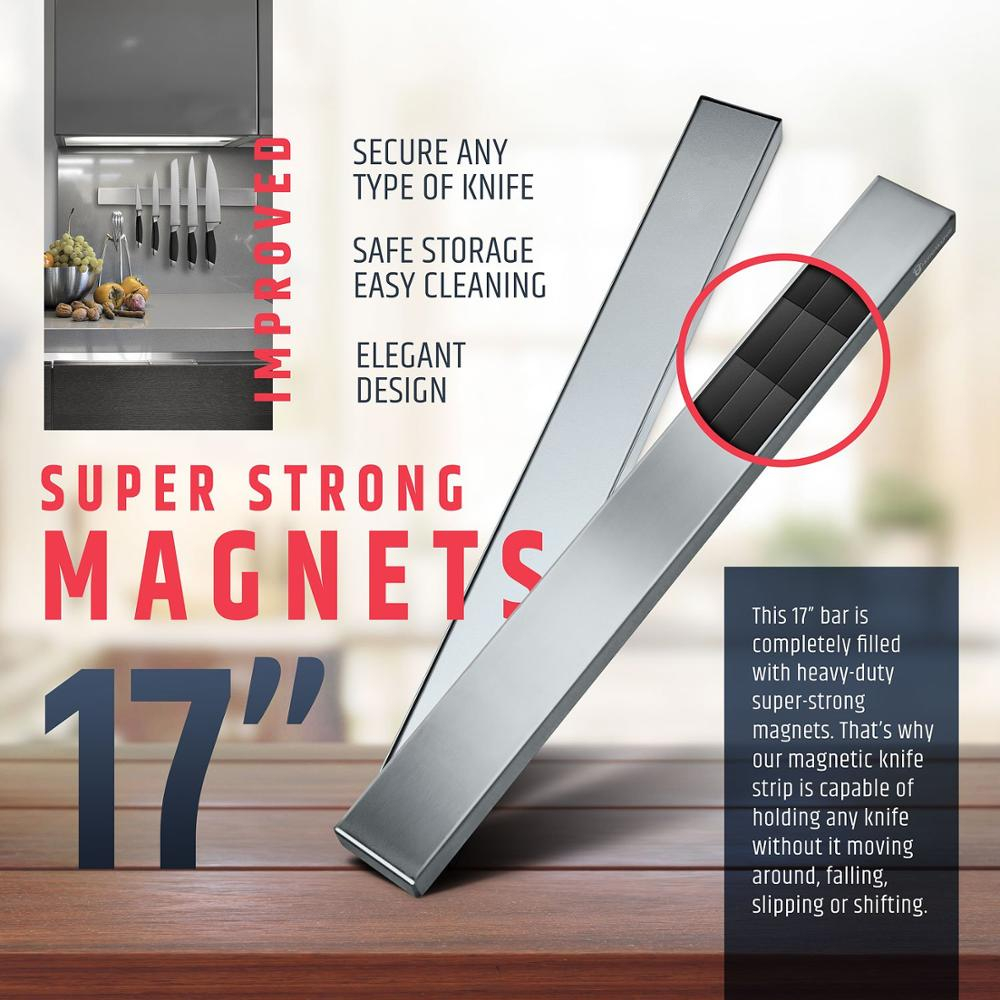LMETJMA Professional Magnetic  - Commercial Kitchen Knife Holder のレビューと価格
