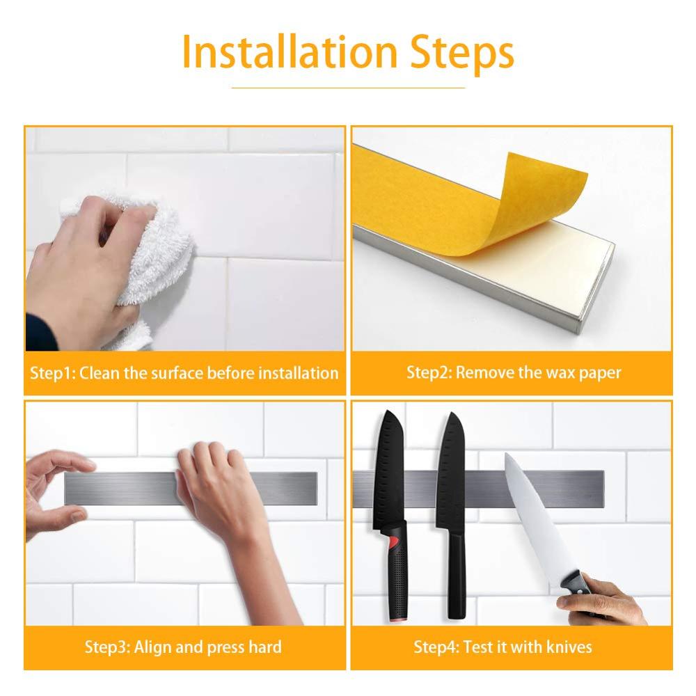 LMETJMA Professional Magnetic  - Commercial Kitchen Knife Holder のレビューと価格