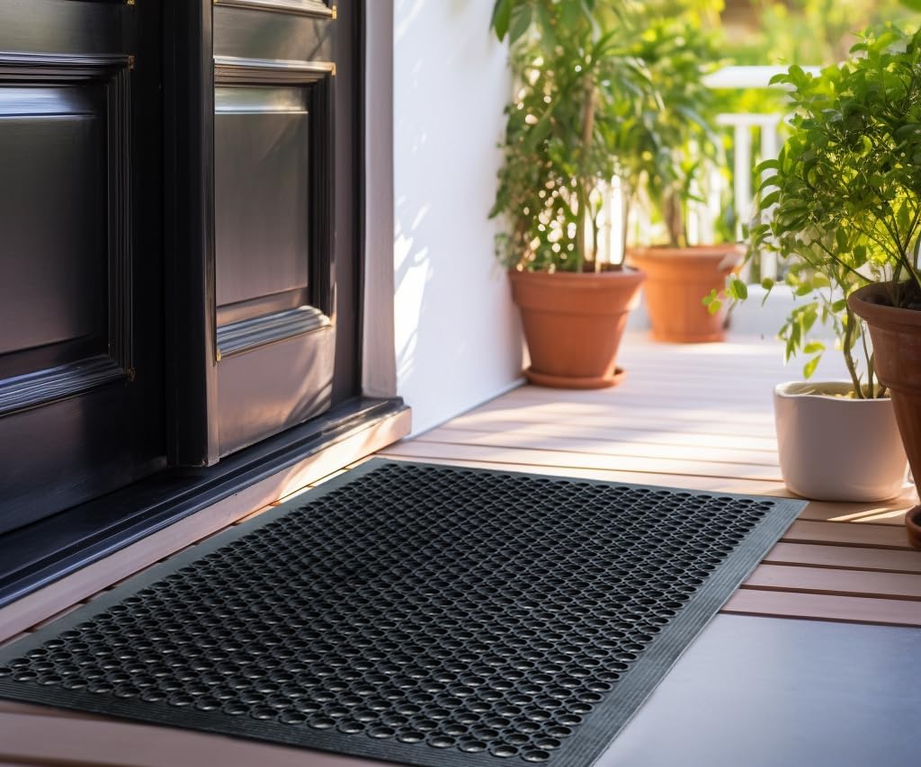 2-Pack Anti-Fatigue Rubber Flo - Commercial Kitchen Mats Anti Fatigue のレビューと価格