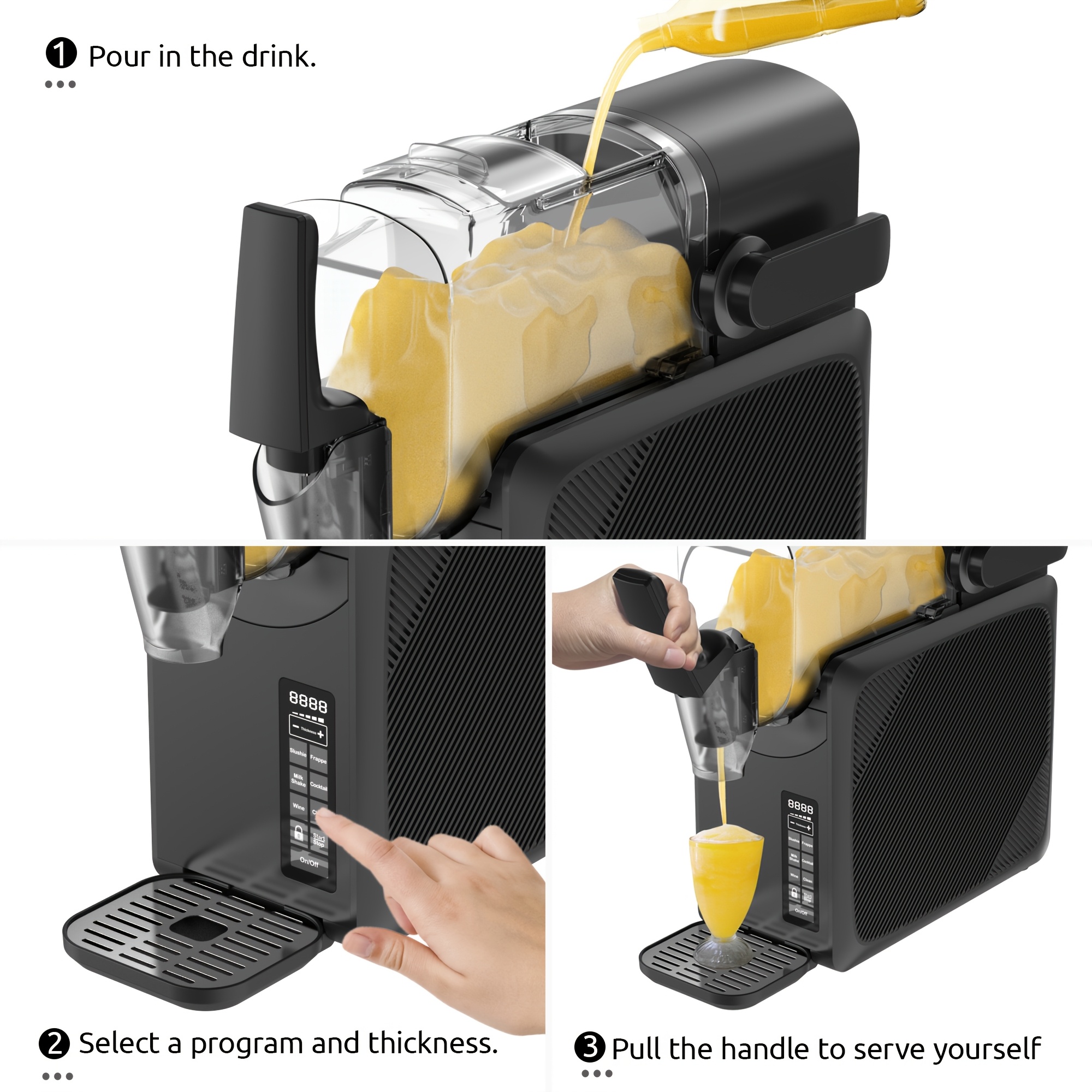 88oz Heavy-Duty Commercial/ Sl - Slushy Machine のレビューと価格