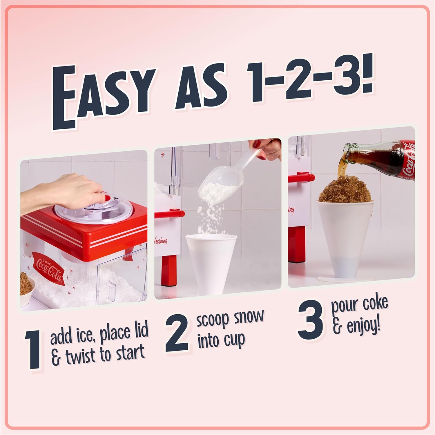 Coca-Cola Snow Cone Machine –  - Slushy Machine のレビューと価格