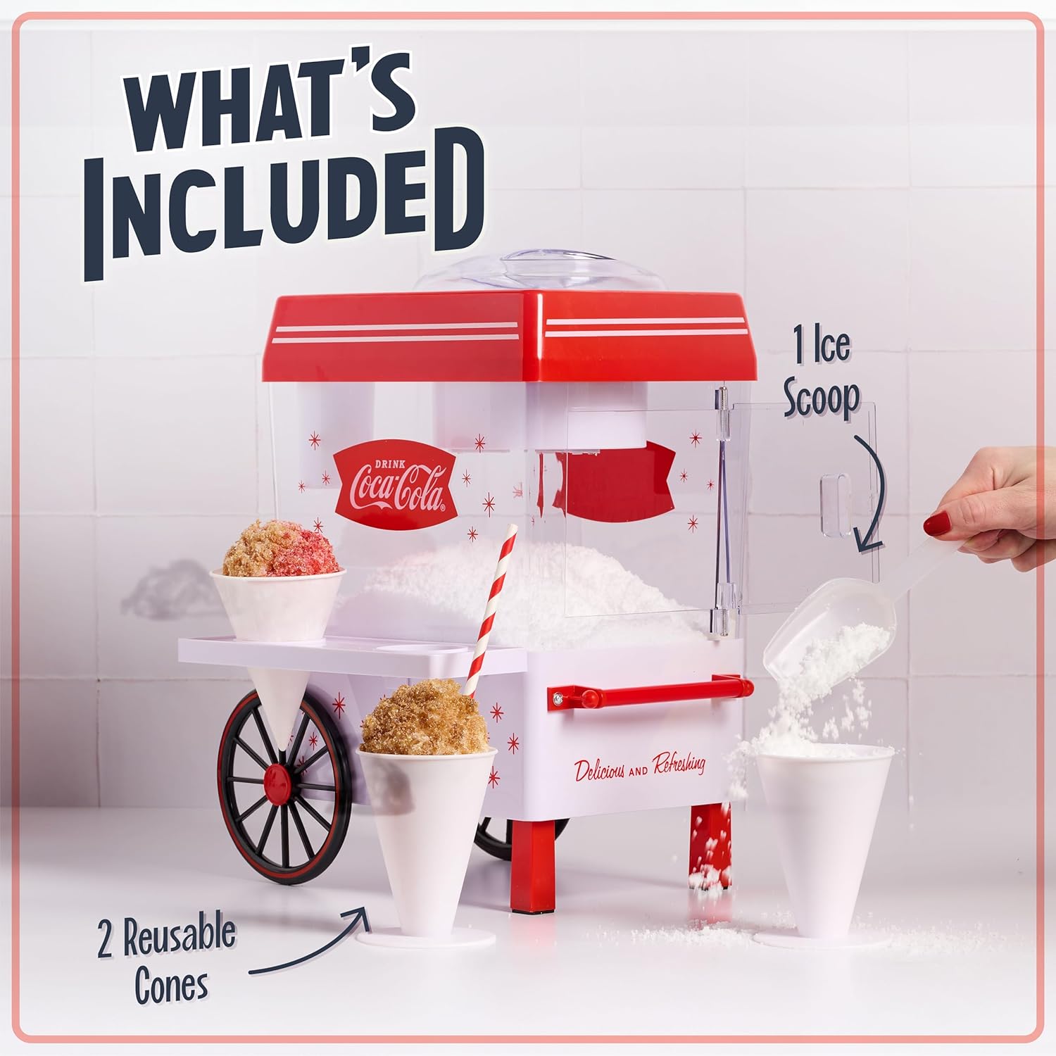 Coca-Cola Snow Cone Machine –  - Slushy Machine のレビューと価格