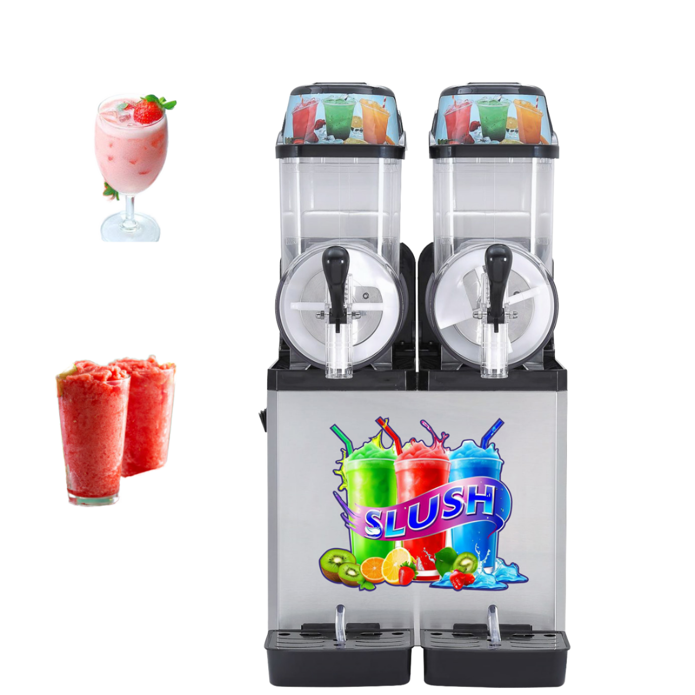 Commercial Stainless Steel Sin - Slushy Machine のレビューと価格