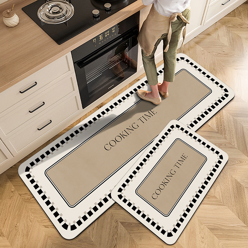 Vintage Floral Kitchen Carpet  - Commercial Kitchen Mats Anti Fatigue のレビューと価格