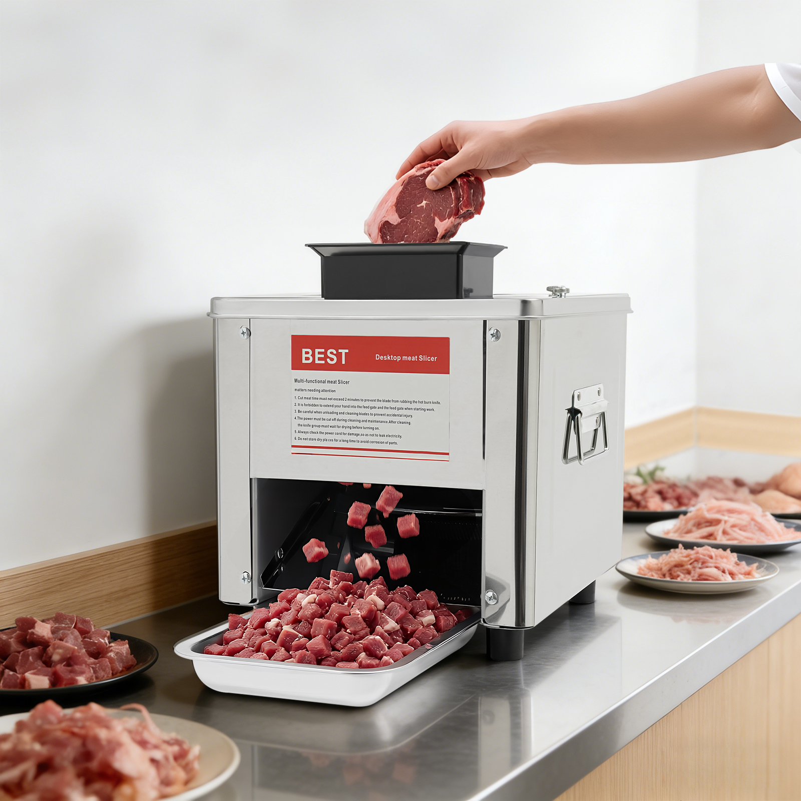 Home Meat Slicer| 2.5mm/10mm B - Meat Slicer Machine のレビューと価格