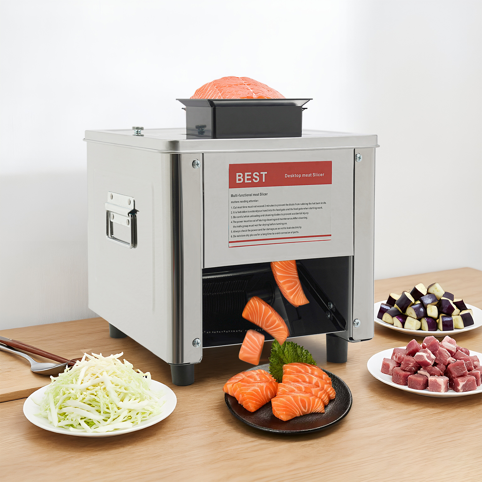 Home Meat Slicer| 2.5mm/10mm B - Meat Slicer Machine のレビューと価格