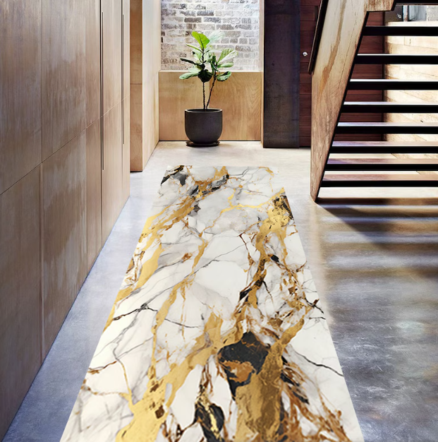 Marble Rug Runner Modern Non-S - Commercial Kitchen Tile のレビューと価格