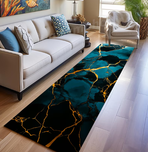 Marble Rug Runner Modern Non-S - Commercial Kitchen Tile のレビューと価格