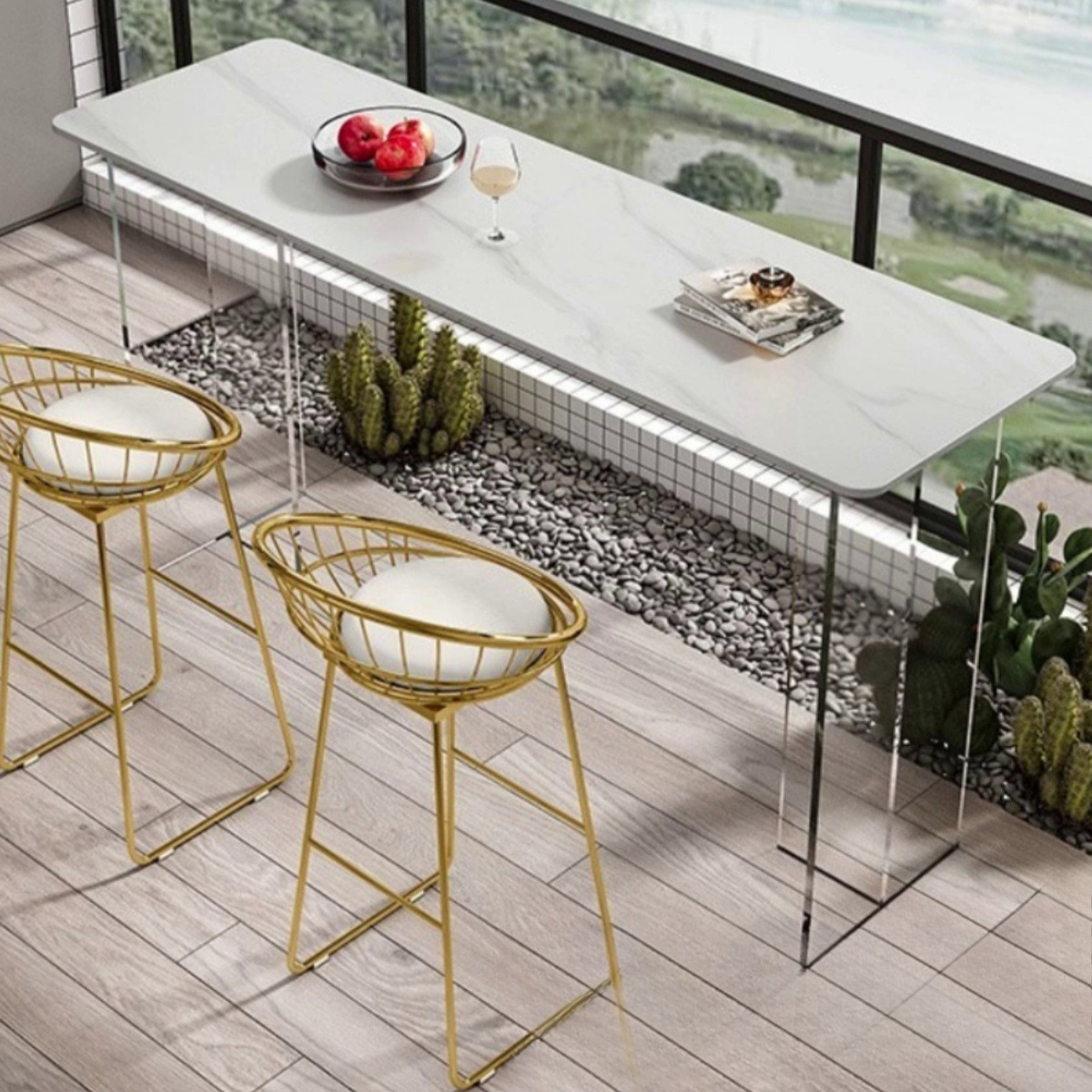 Nordic Luxury Bar Table Solid  - Commercial Kitchen Wall Tiles のレビューと価格
