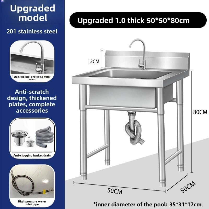 Premium Stainless Steel Kitche - Commercial Quality Kitchen Faucet のレビューと価格