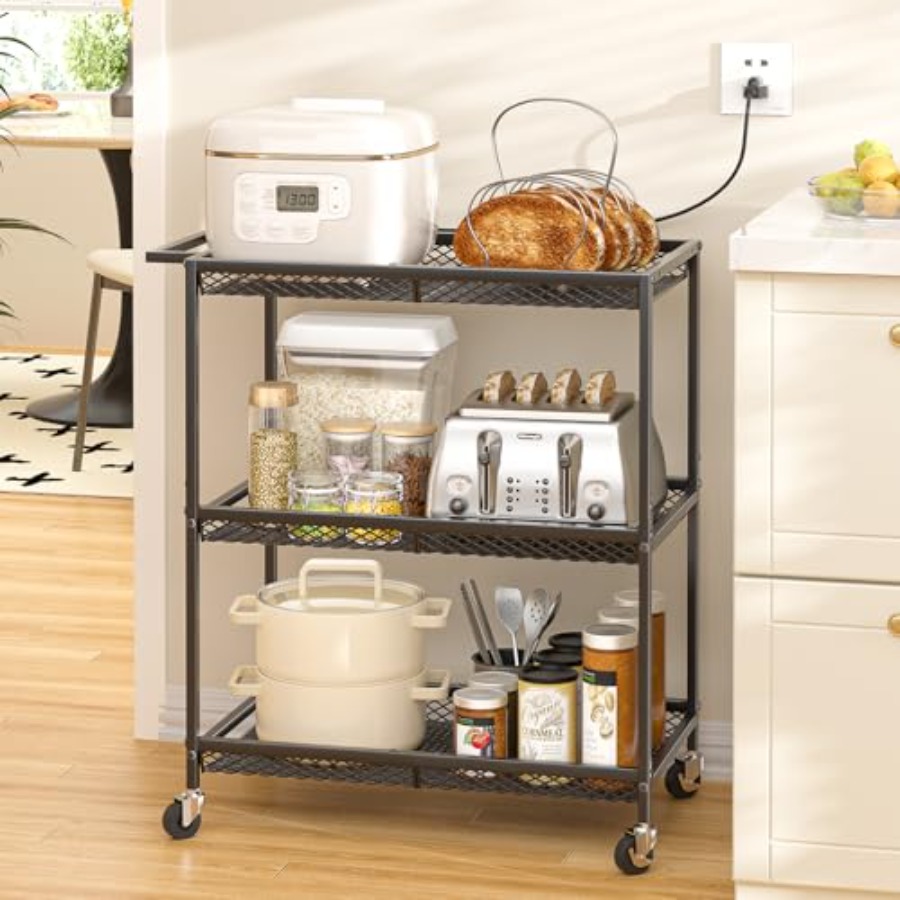 3 Tier Rolling Utility Kitchen - Commercial Kitchen On Wheels のレビューと価格