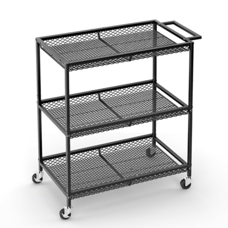 3 Tier Rolling Utility Kitchen - Commercial Kitchen On Wheels のレビューと価格