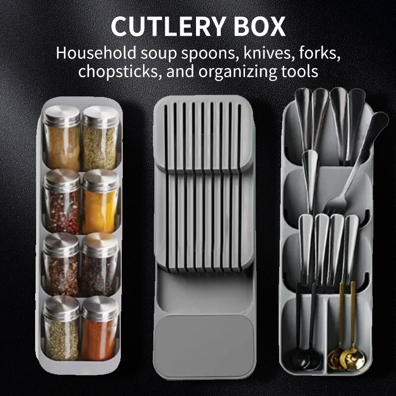 Kitchen Drawer Cutlery Storage - Commercial Kitchen Knife Holder のレビューと価格