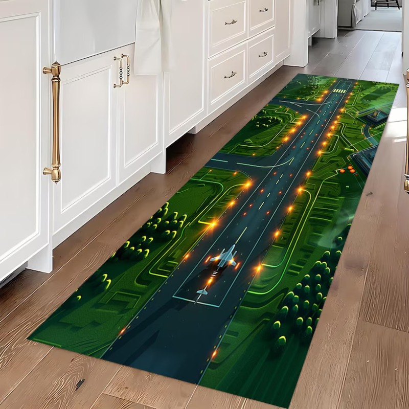Airport Runway Runner Rug Intr - Commercial Kitchen Interior Design のレビューと価格