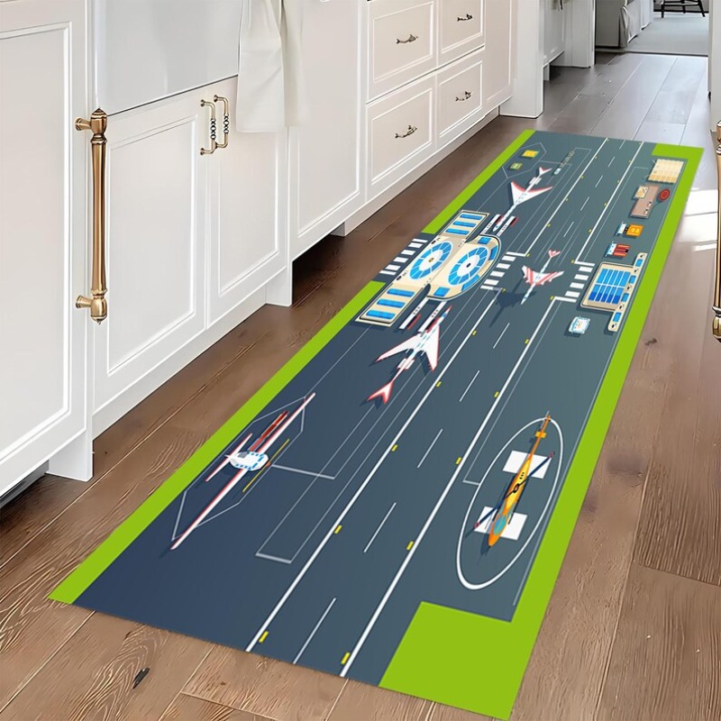 Airport Runway Runner Rug Intr - Commercial Kitchen Interior Design のレビューと価格