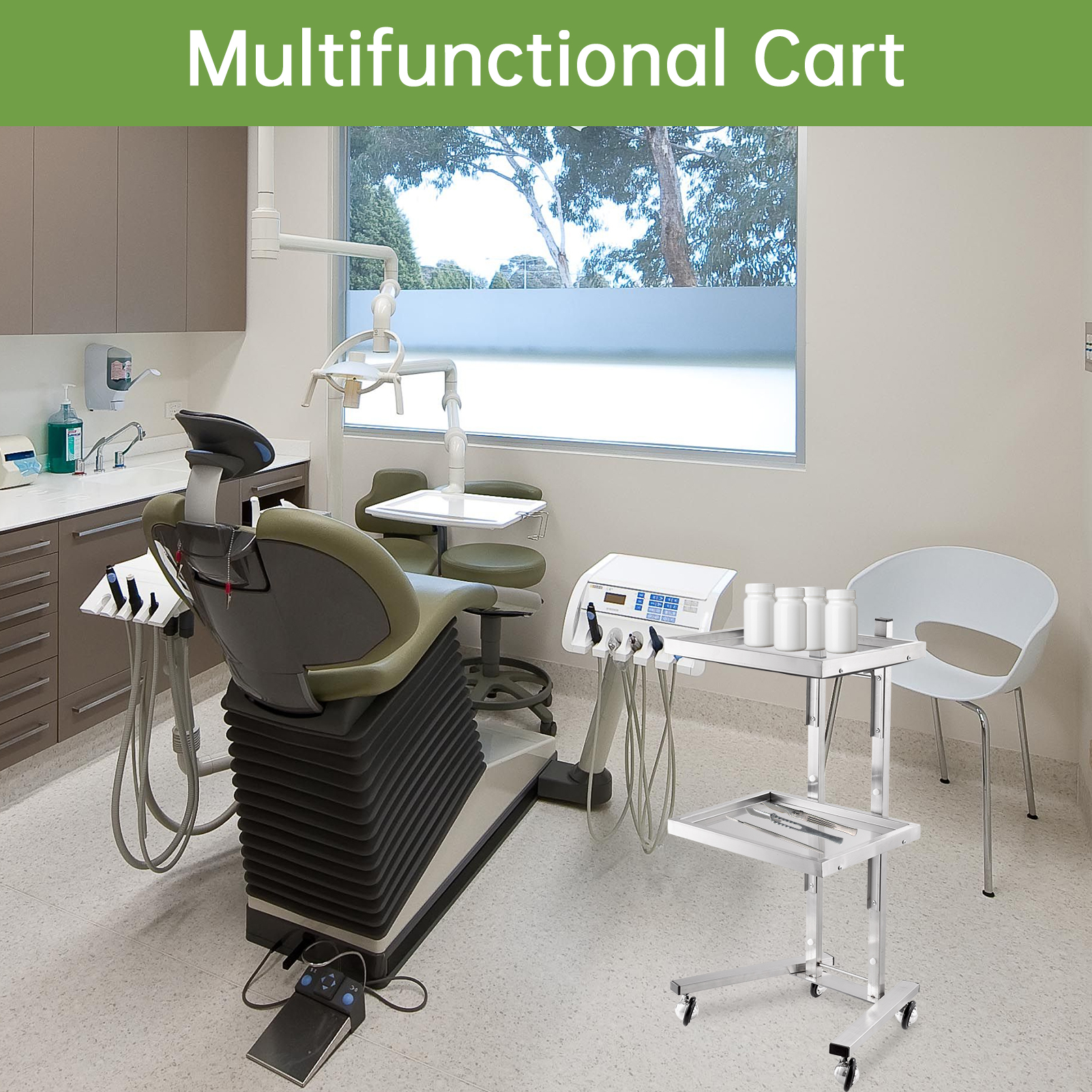 2 Tier Salon Rolling Cart | Ro - Commercial Kitchen On Wheels のレビューと価格