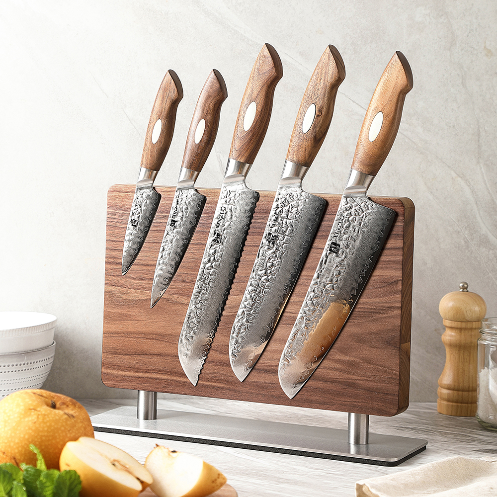 XINZUO Walnut Solid Wood+430 S - Commercial Kitchen Knife Holder のレビューと価格