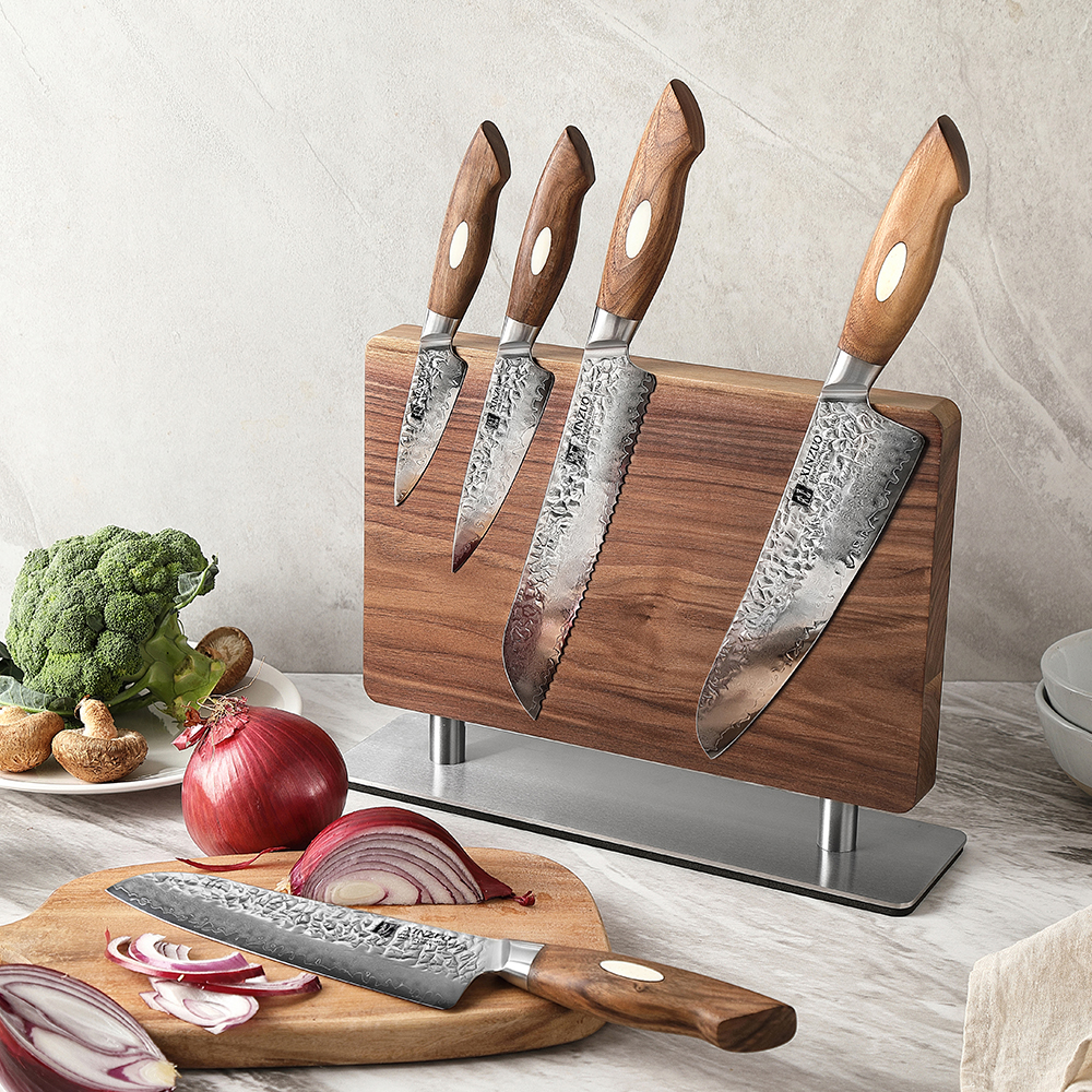 XINZUO Walnut Solid Wood+430 S - Commercial Kitchen Knife Holder のレビューと価格