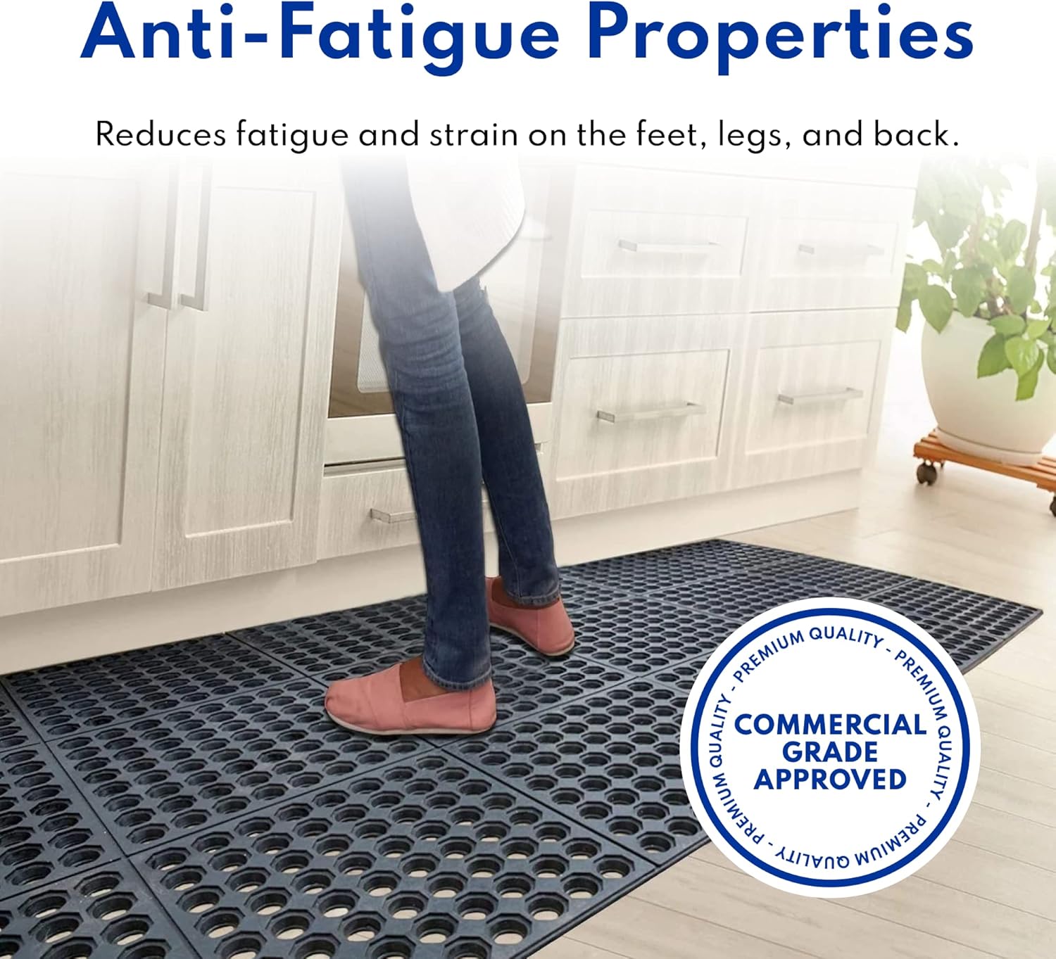 Commercial Grade Anti-Fatigue  - Commercial Kitchen Mats Anti Fatigue のレビューと価格