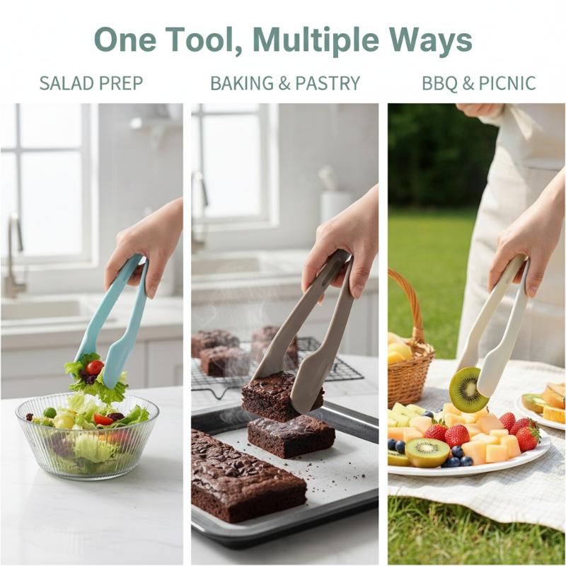 3pcs Plastics Food Tongs NonSl - Commercial Kitchen Cooking のレビューと価格