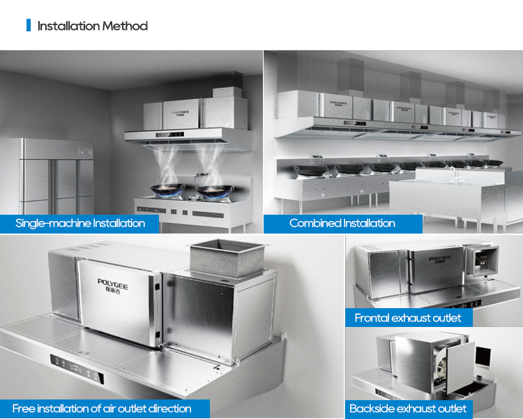 Stainless steel kitchen range  - Commercial Kitchen Ventilation System のレビューと価格