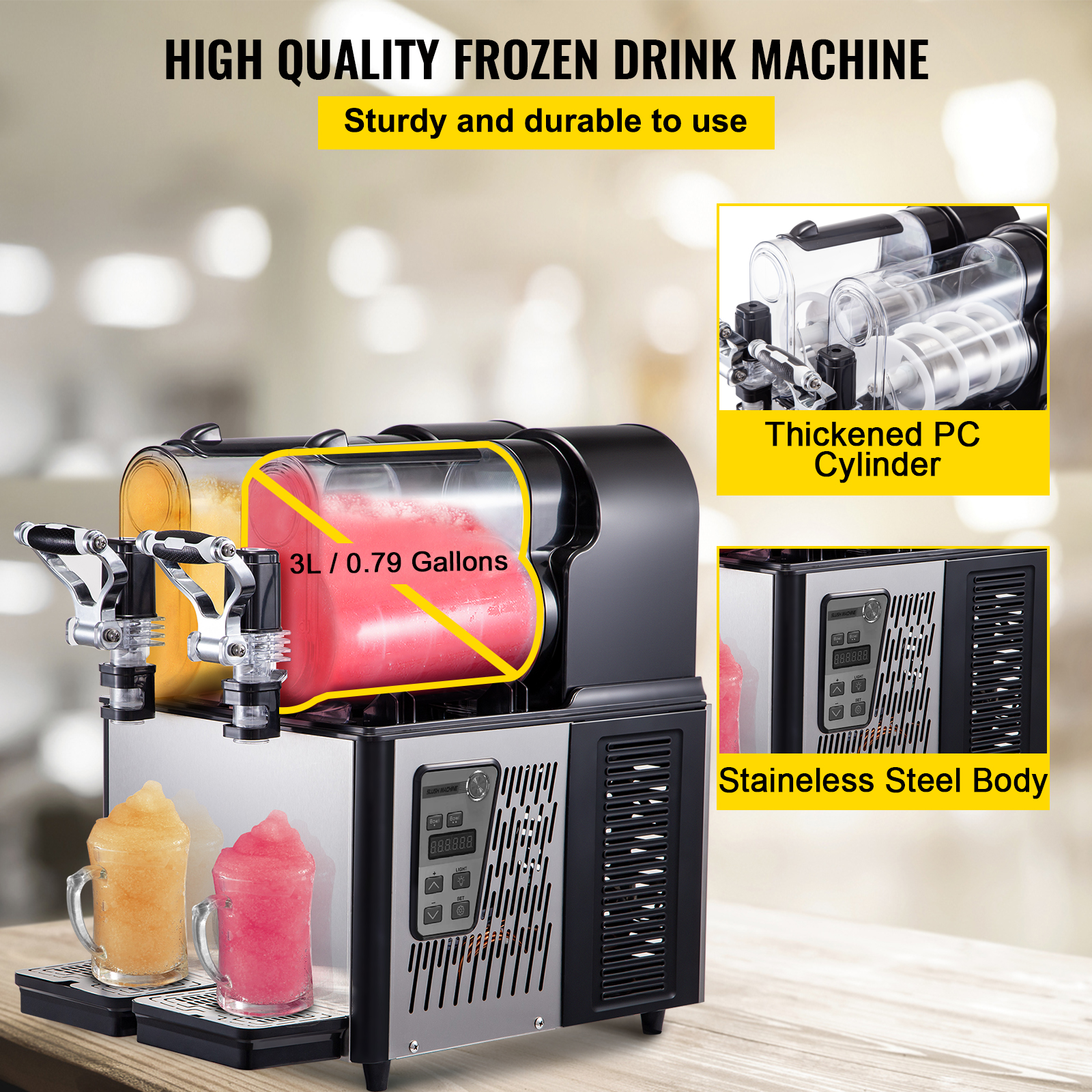SucceBuy Commercial Slushy Mac - Slushy Machine のレビューと価格