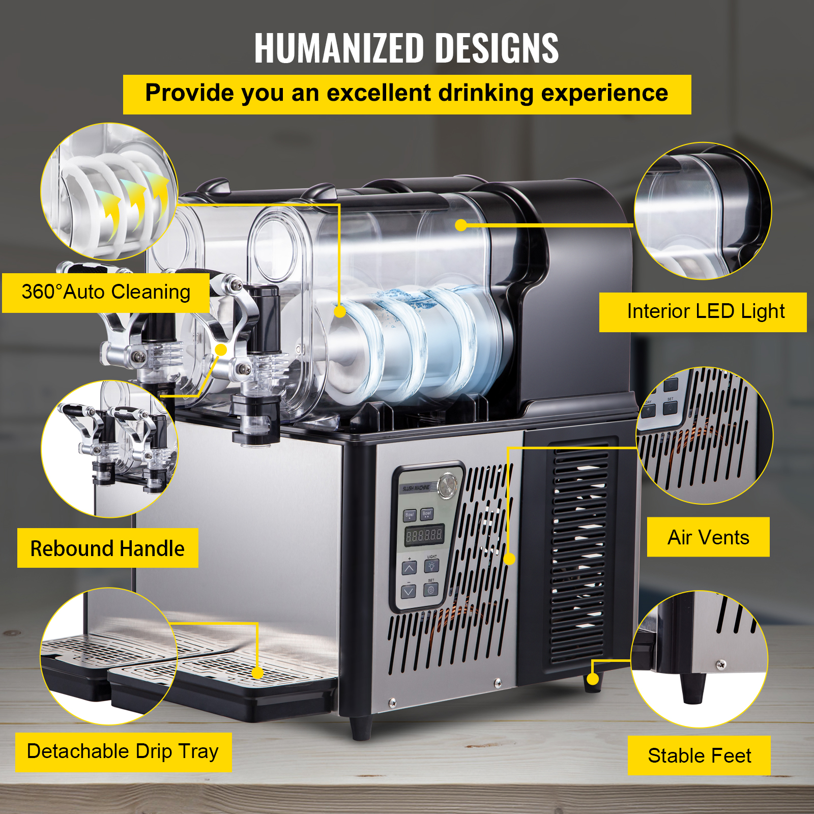 SucceBuy Commercial Slushy Mac - Slushy Machine のレビューと価格