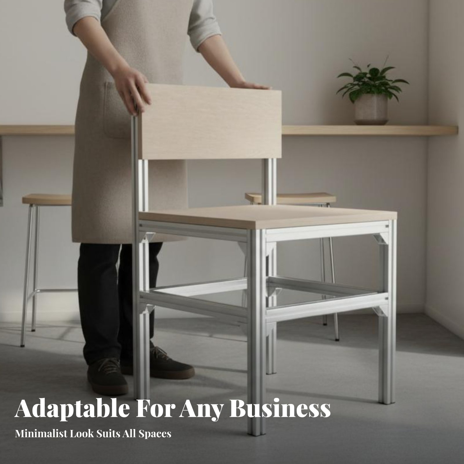 Speckled Panel Chair utilitari - Commercial Kitchen Interior Design のレビューと価格