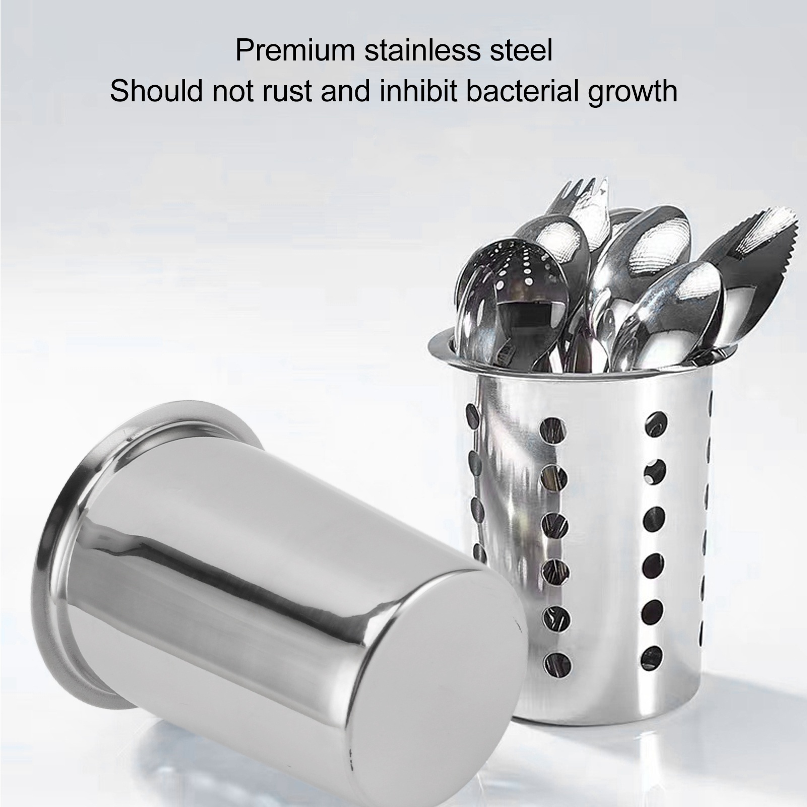 Stainless Steel Utensil Holder - Commercial Kitchen Knife Holder のレビューと価格