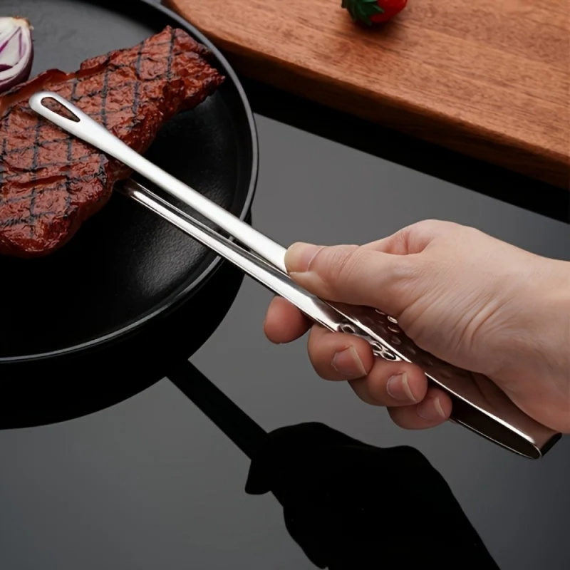 Stainless Steel BBQ Grill Tong - Commercial Kitchen Cooking のレビューと価格
