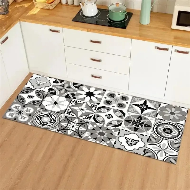 Blue Yellow Vintage Tile Colla - Commercial Kitchen Tile のレビューと価格