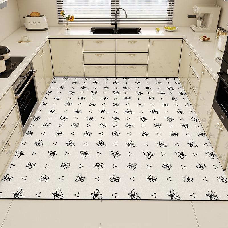 Black Kitchen Rug Pvc Waterpro - Commercial Kitchen Mats Anti Fatigue のレビューと価格