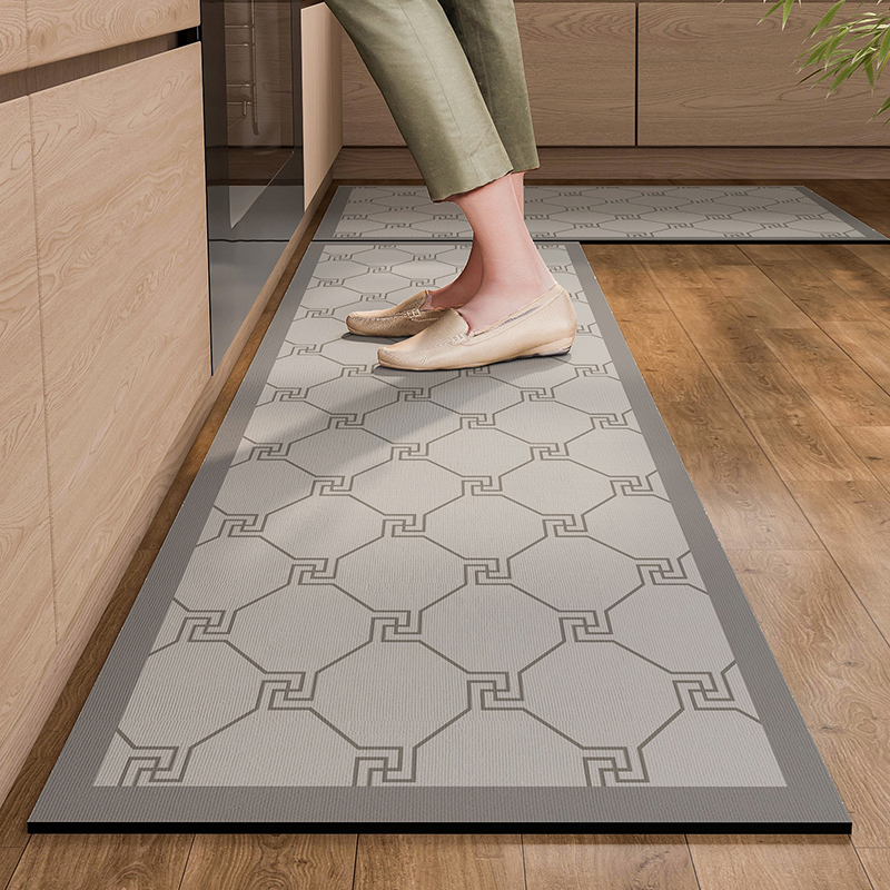 Kitchen Carpet Long Rug Pvc Le - Commercial Kitchen Mats Anti Fatigue のレビューと価格