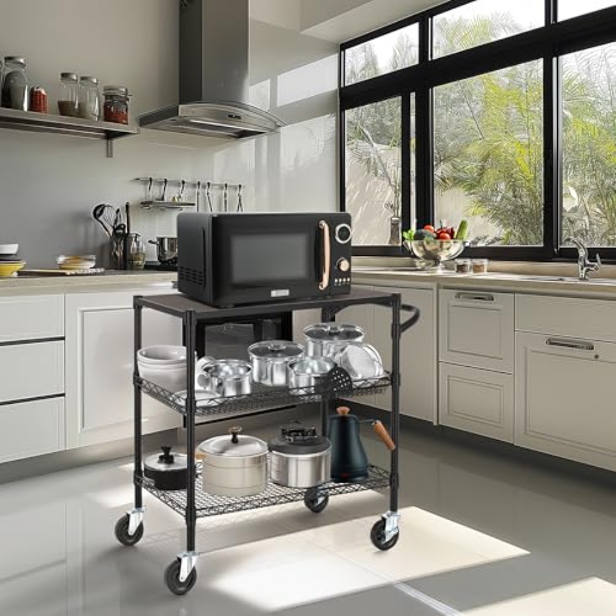 3 Tier Heavy Duty Commercial G - Commercial Kitchen On Wheels のレビューと価格