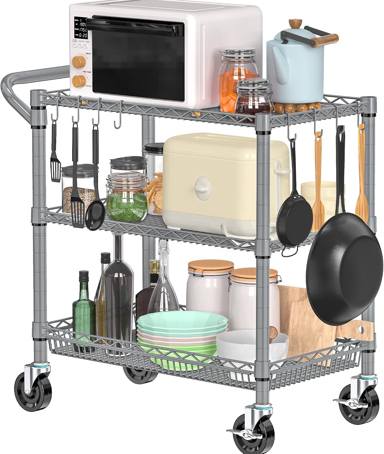 Heavy Duty Rolling Cart 990LBS - Commercial Kitchen Images のレビューと価格