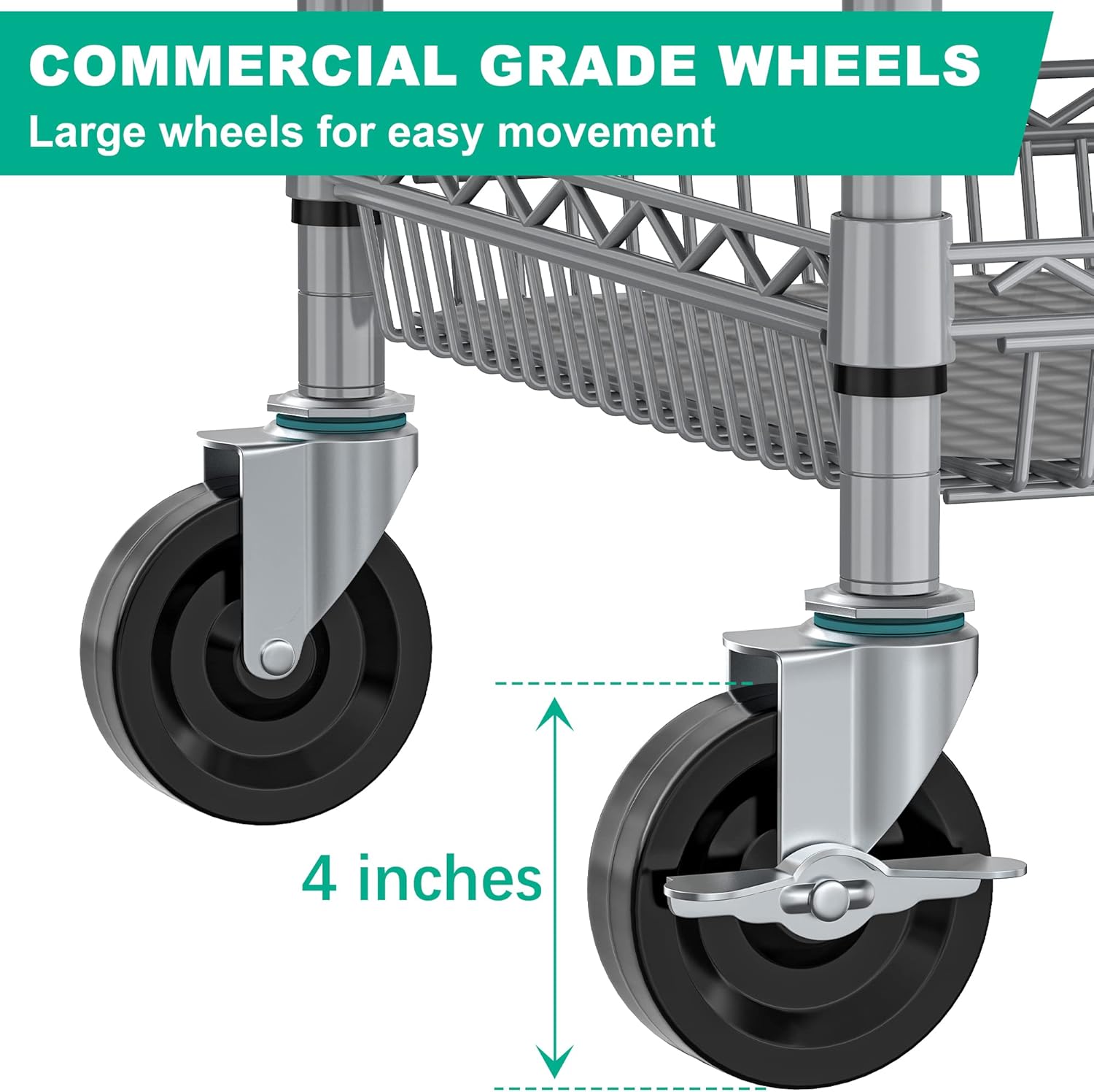 Heavy Duty Rolling Cart 990LBS - Commercial Kitchen Images のレビューと価格