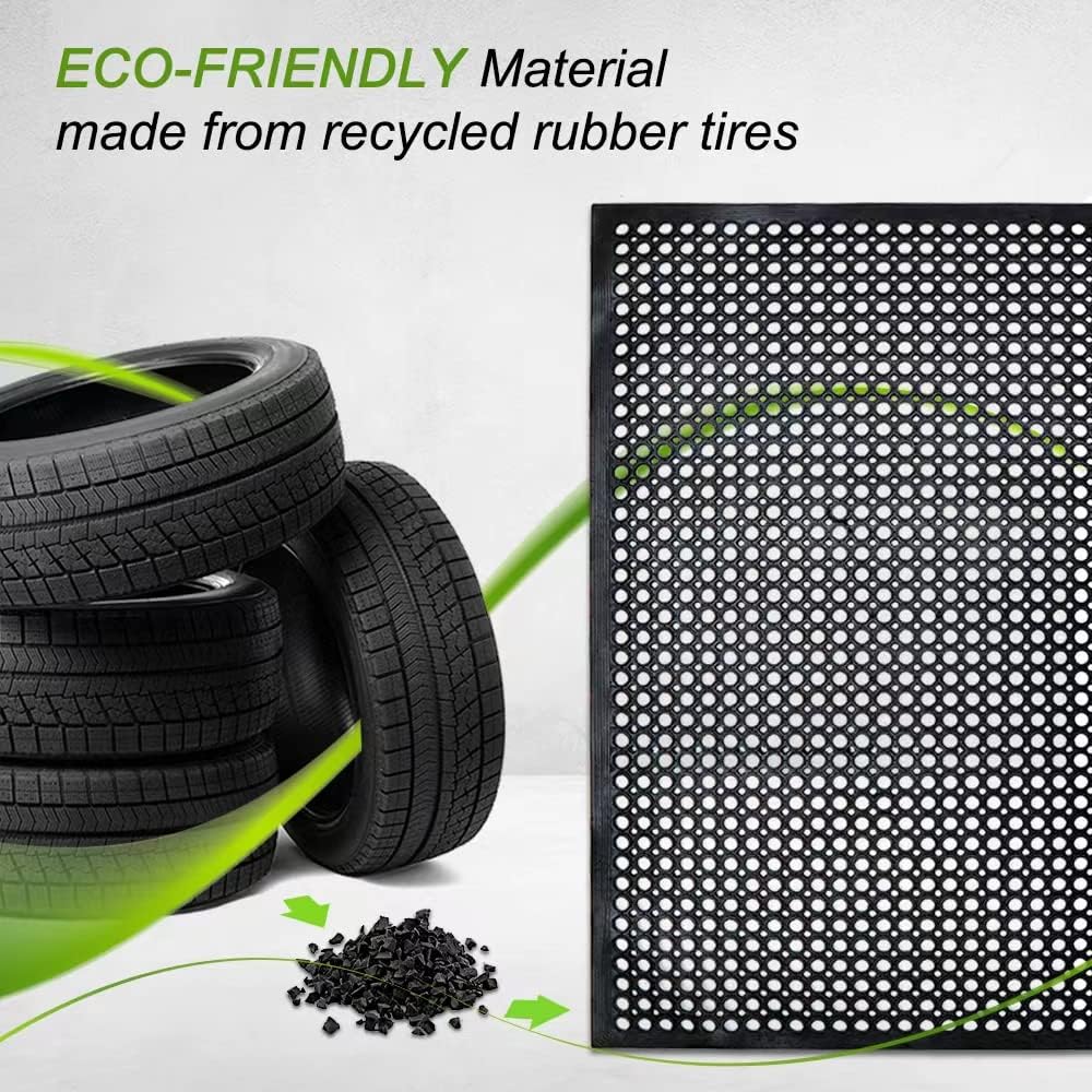 Anti-Fatigue Rubber Floor Mat  - Commercial Kitchen Mats Anti Fatigue のレビューと価格