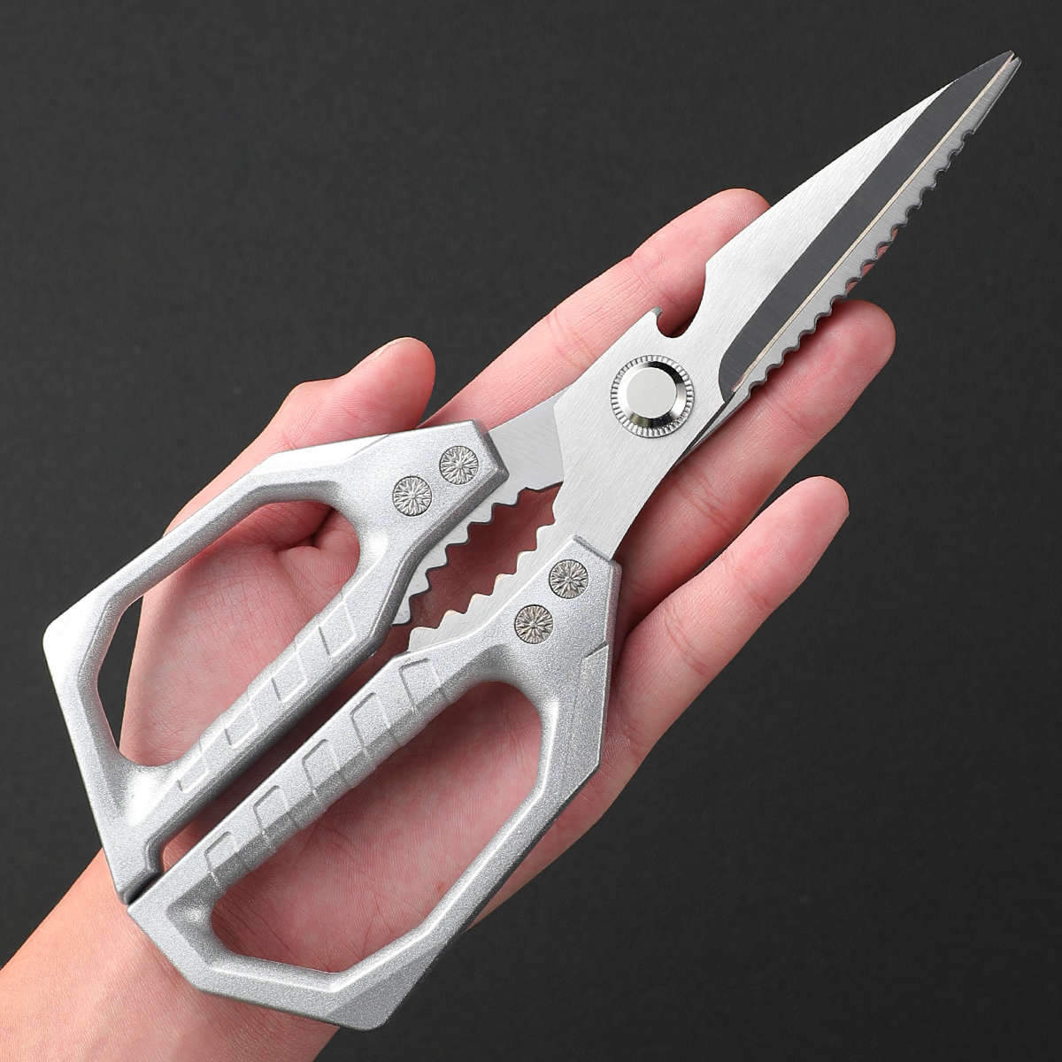 Stainless Steel Kitchen Shears - Commercial Kitchen Equipment のレビューと価格
