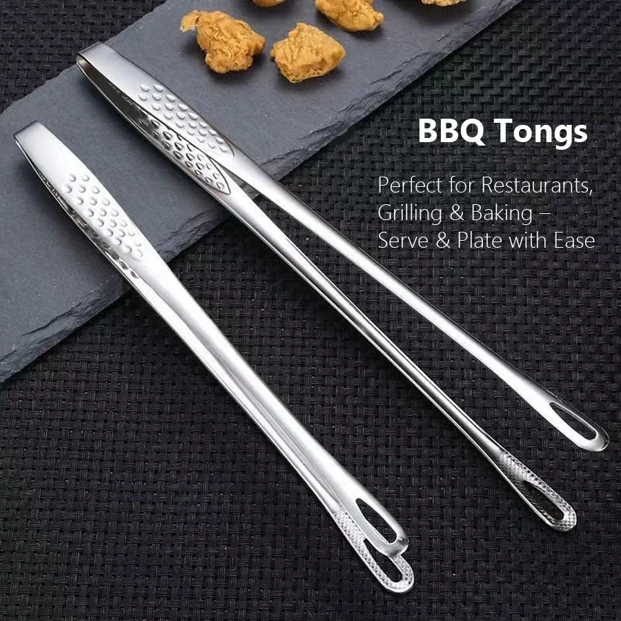 Stainless Steel Kitchen Tongs  - Commercial Kitchen Cooking のレビューと価格