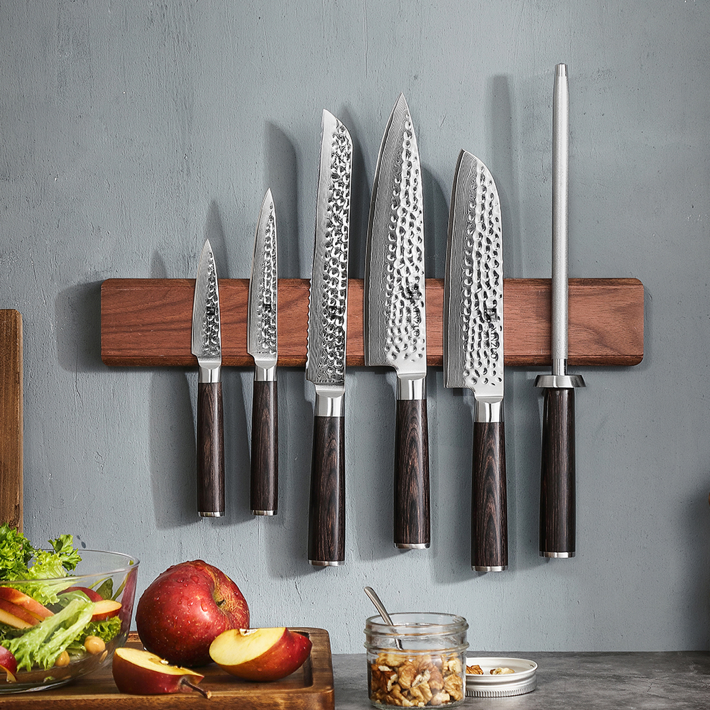 XINZUO 40cm Walnut Solid Wood  - Commercial Kitchen Knife Holder のレビューと価格